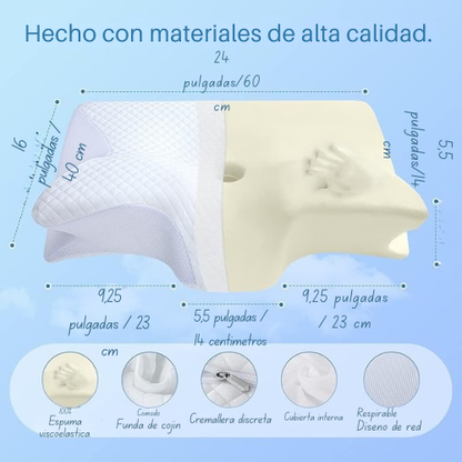 Almohada Cervical Alivia Cuello y espalda