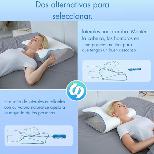 Almohada Cervical Alivia Cuello y espalda